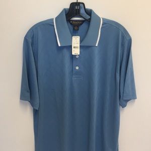 Blue Brooks Brothers Performance Polo